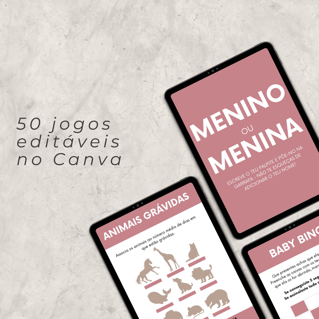 50 jogos para Baby Shower