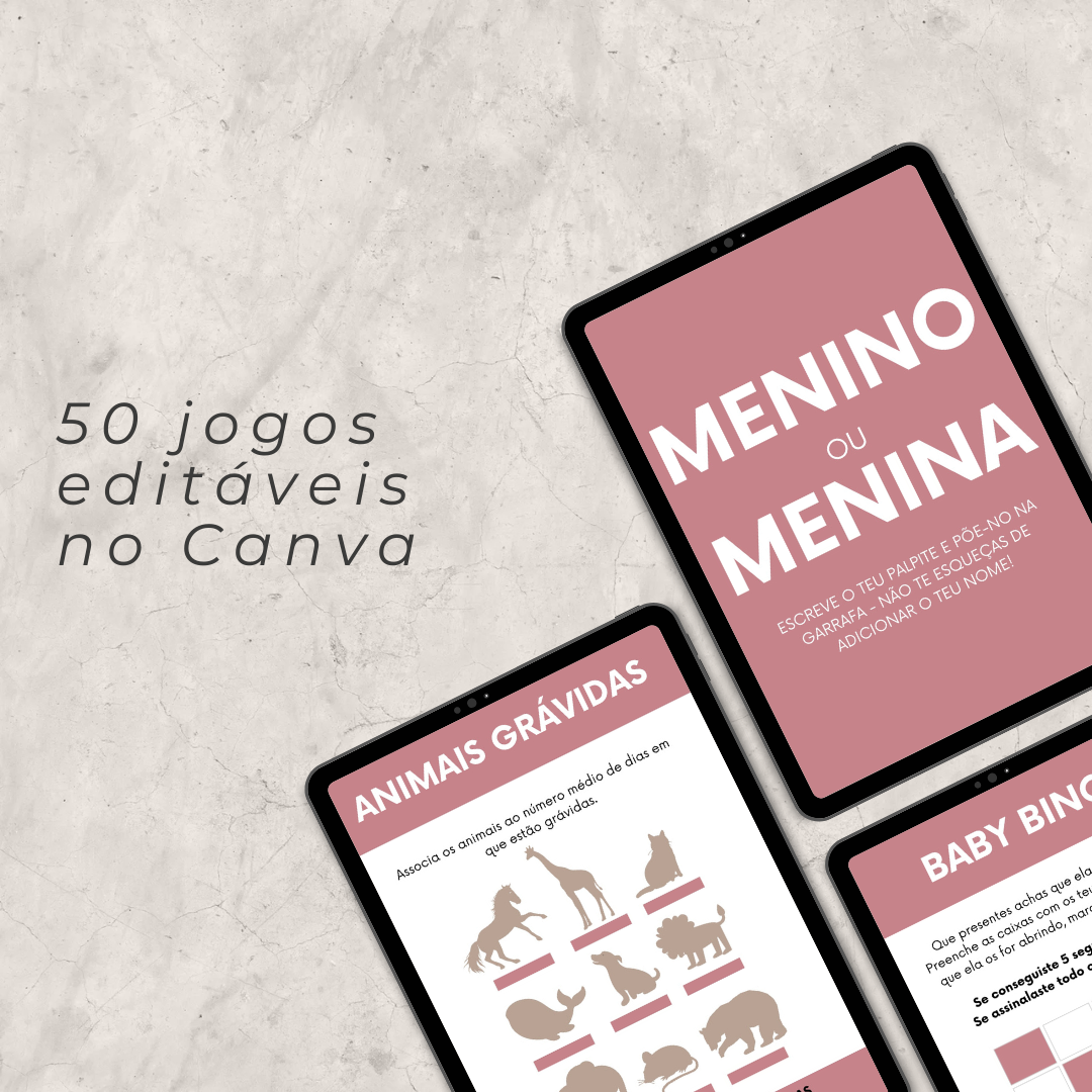 50 jogos para Baby Shower