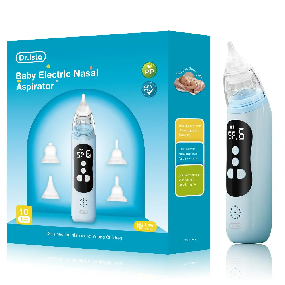 Aspirador Nasal Elétrico Recarregável para Bebé