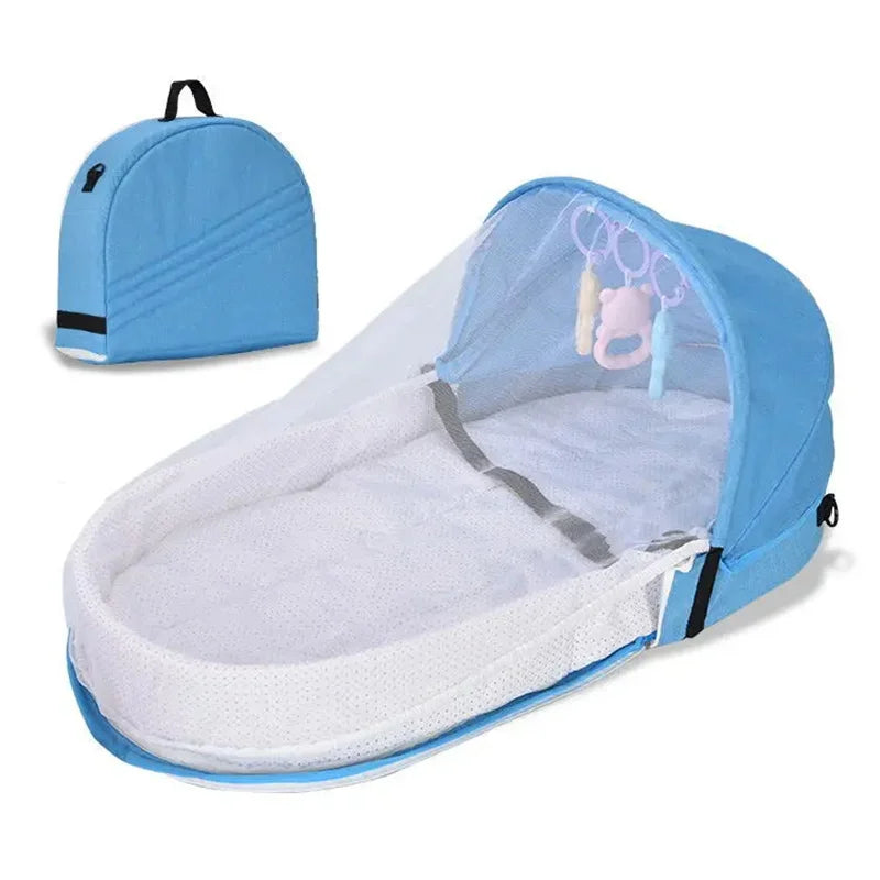 Berço para bebé portátil e dobrável