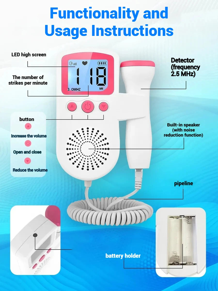 Monitor Doppler Fetal Portátil