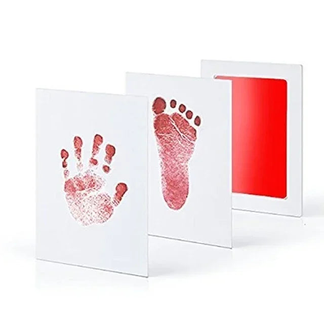 Quadro de Memórias do Bebé – Kit Carimbo Pegada e Mãozinha