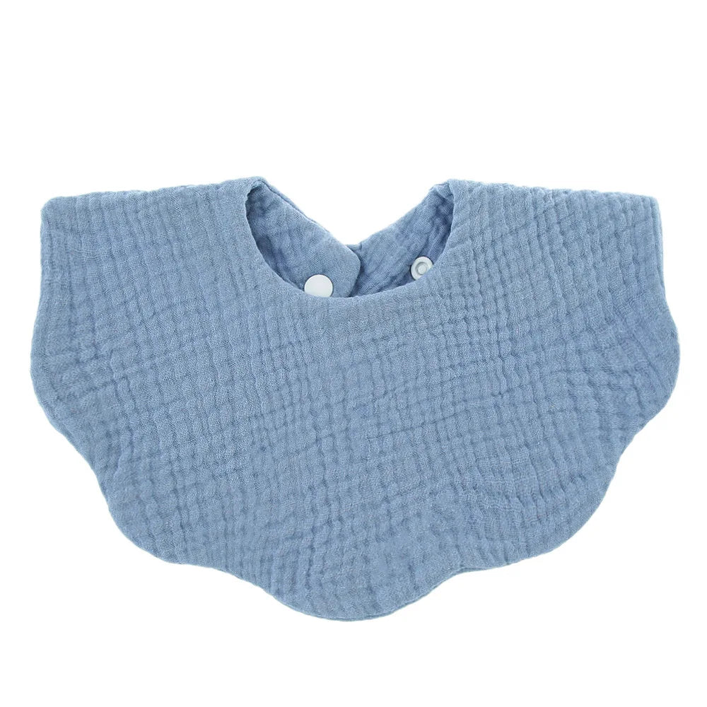 100% Cotton Baby Bandana Drool Bibs, 360-Degree Rotating Muslin Bibs for Boys Girls Newborn Infant for Drooling and Teething