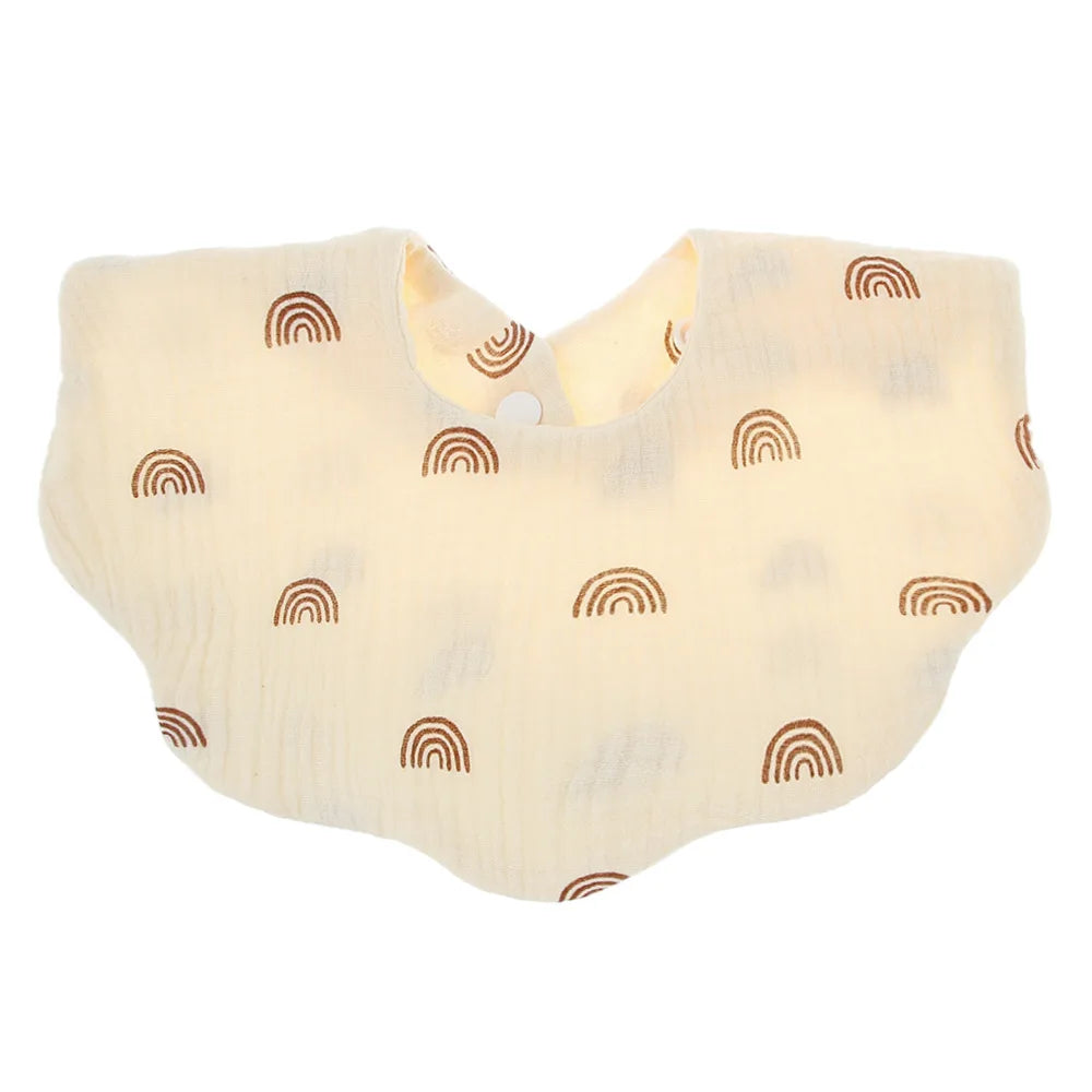 100% Cotton Baby Bandana Drool Bibs, 360-Degree Rotating Muslin Bibs for Boys Girls Newborn Infant for Drooling and Teething