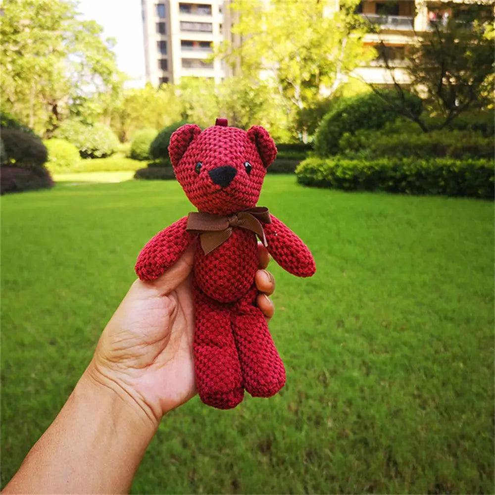 Gift Birthday Gift Toy Decorations Plush Pendant Key Pendant Stuffed Animals Bear Plush Toy Soft Toys Bear Stuffed Toys