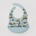 Customize Cartoon Animal Silicone Baby Bib with Name & Pattern Food-Grade Solid Feeding Bib DZ31