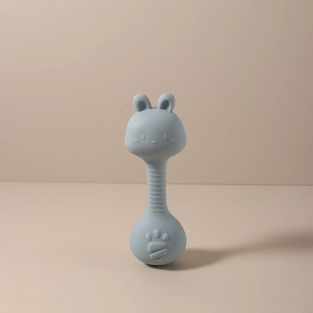 Chocalho e Mordedor Silicone para Bebé