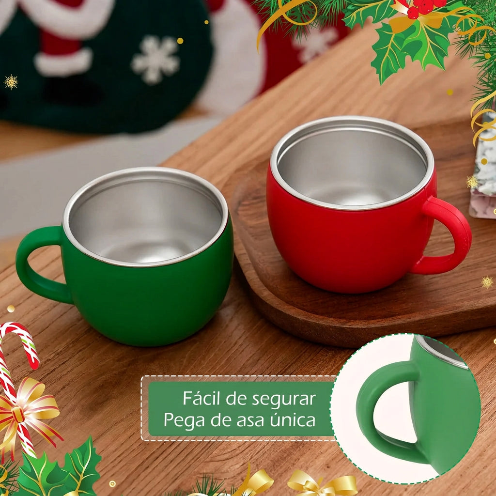 Copo de alimentação em aço inoxidável