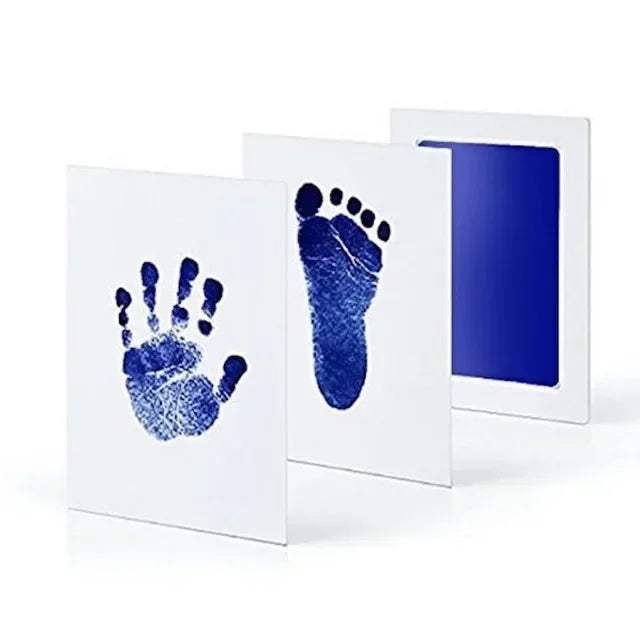 Quadro de Memórias do Bebé – Kit Carimbo Pegada e Mãozinha