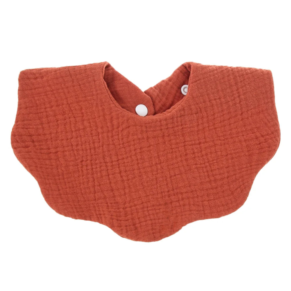 100% Cotton Baby Bandana Drool Bibs, 360-Degree Rotating Muslin Bibs for Boys Girls Newborn Infant for Drooling and Teething