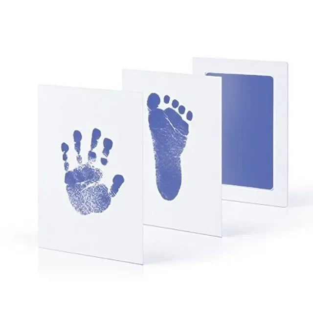 Quadro de Memórias do Bebé – Kit Carimbo Pegada e Mãozinha