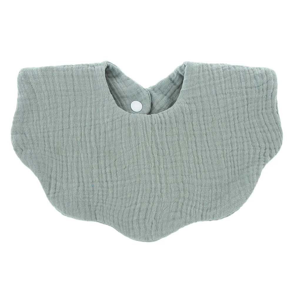 100% Cotton Baby Bandana Drool Bibs, 360-Degree Rotating Muslin Bibs for Boys Girls Newborn Infant for Drooling and Teething