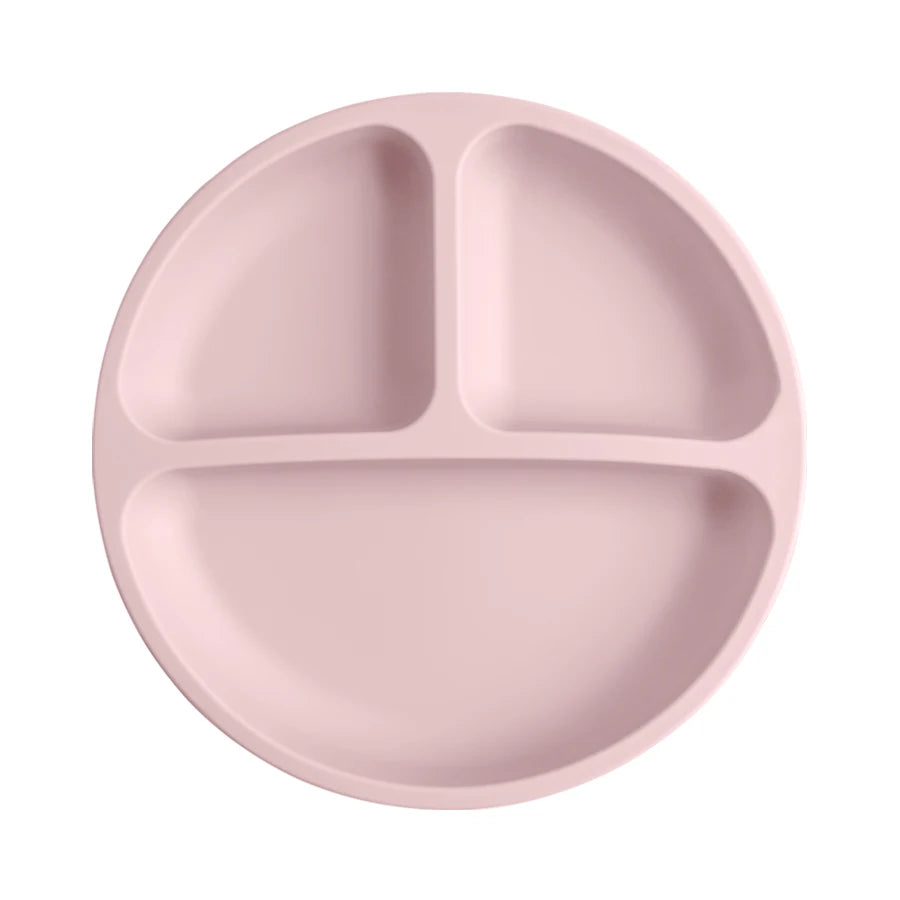 1PCS Baby Sucker Silicone Dining Plate BPA Free Children Dishes Suction Toddle Training Tableware Kids Feeding Bowls Baby Stuff