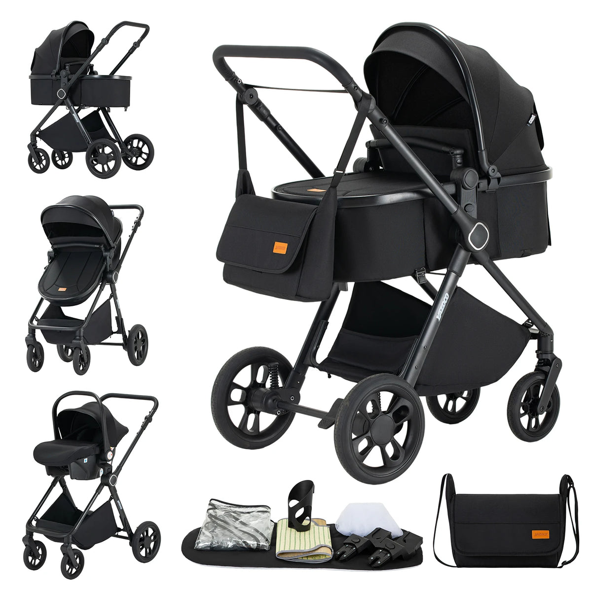 Baby stroller 3 in1,four wheel stroller,2 in 1 baby car,Lightweight strollers,Mutifunction Strollers,baby carriage,Poussette