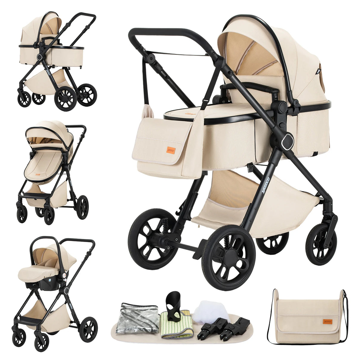 Baby stroller 3 in1,four wheel stroller,2 in 1 baby car,Lightweight strollers,Mutifunction Strollers,baby carriage,Poussette