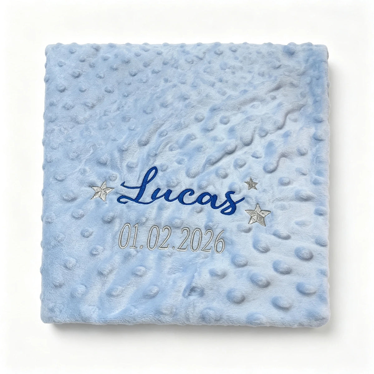 Personalized Baby Blanket Custom Name Embroidery Cute Patterns Soft Swaddle Stroller Newborn Baby Shower Gift