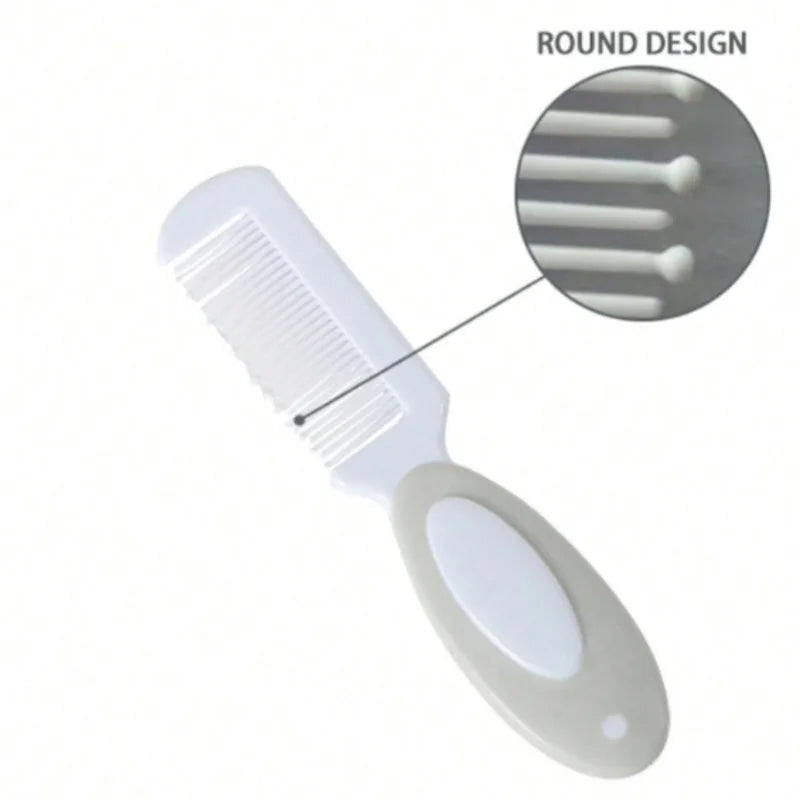 Baby Care Kit Six-Piece Baby Nasal Inhaler Nail Clipper Brush File Comb Scissors Set Daily Cleaning and Care Accessories for Bab