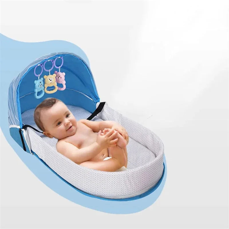 Berço para bebé portátil e dobrável