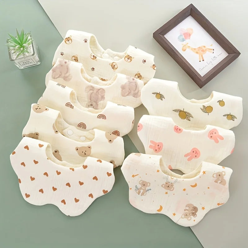 2/3pcs Newborn Baby Bibs Infant Burp Cloths Baby Stuff Feeding Drool Bandana Saliva Towel Toddler Bib Baby Accessories