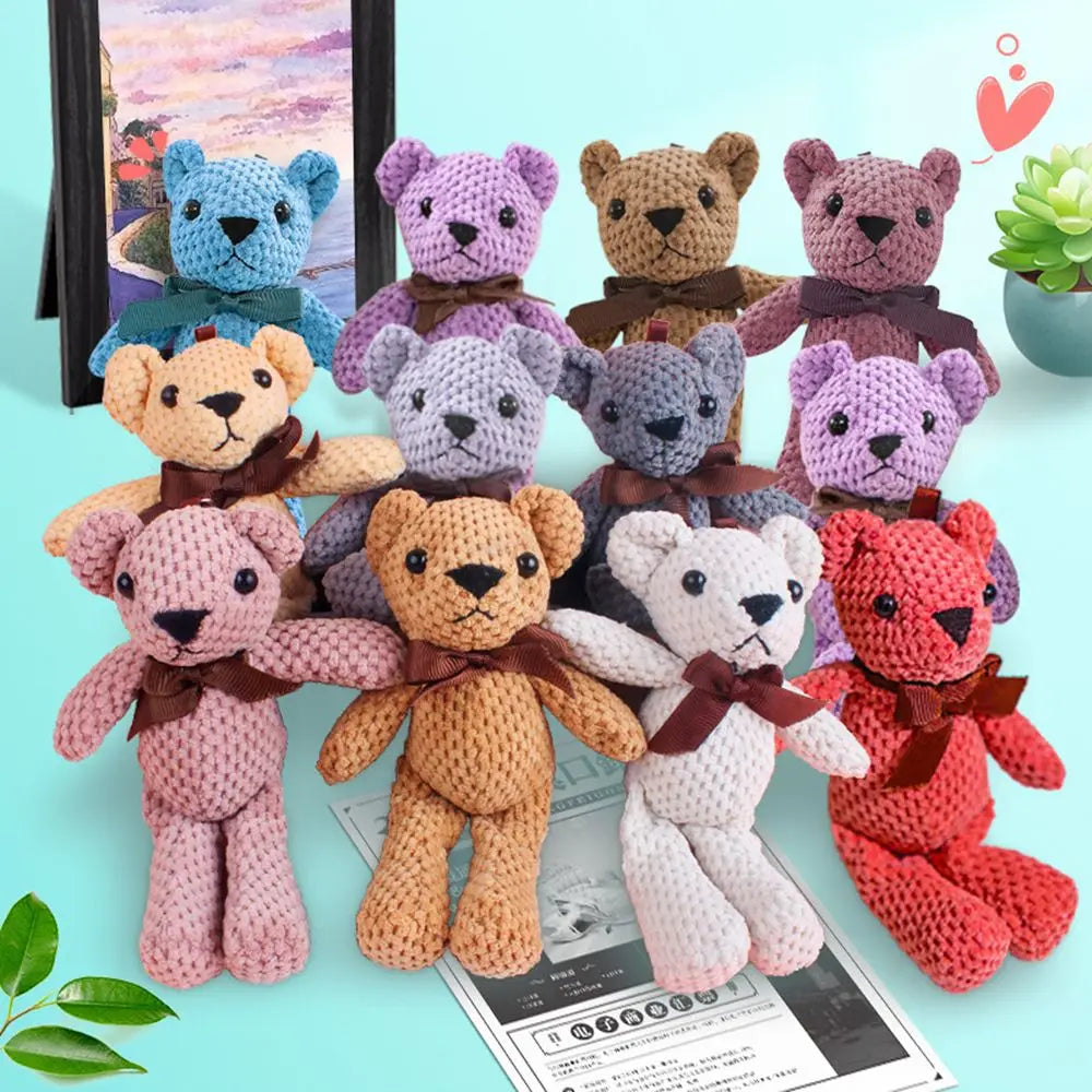 Gift Birthday Gift Toy Decorations Plush Pendant Key Pendant Stuffed Animals Bear Plush Toy Soft Toys Bear Stuffed Toys