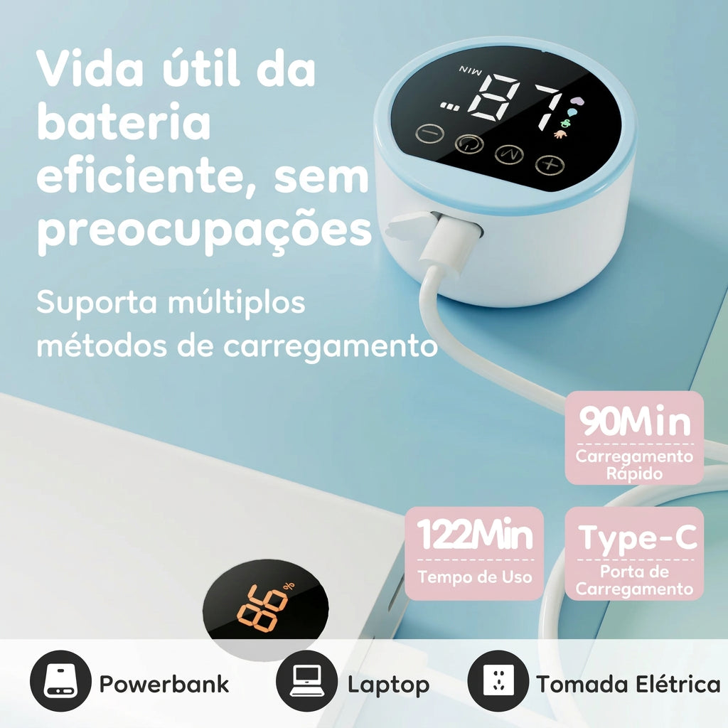 Bomba de tirar Leite Elétrica Mãos Livres